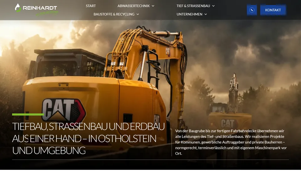 Website von Reinhardt